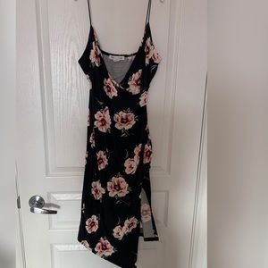 Maxi wrap dress - floral print